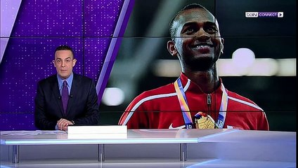 القطري معتز برشم يوشح صدره بالذهب مجدداً 3-2-2018