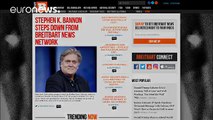 Ex-Trump aide Stephen Bannon steps down from Breitbart News - company CEO
