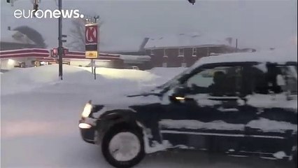 US town buried under snow