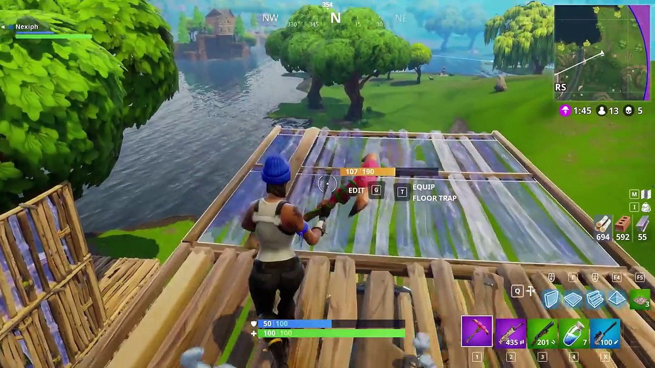 Can You TIE A Game In Fortnite Battle Royale? | Impulse Grenade On Launchpad | Mythbusters [10]