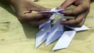 Cách gấp phi tiêu giấy đơn giản