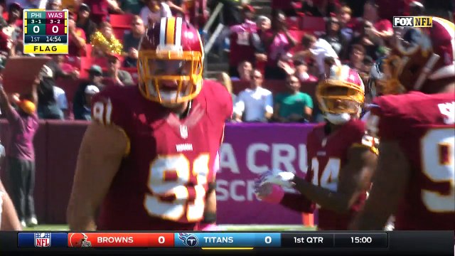 2016 - Ryan Kerrigan leads Redskins defense to 5 sacks
