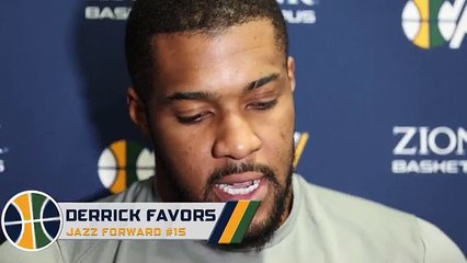 Derrick Favors Shootaround - 2.26.18