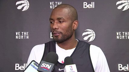 Raptors Shootaround: Serge Ibaka - February 26, 2018
