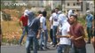 Palestinian protesters and Israeli security forces clash in West Bank