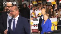 Merkel and Schulz go head-to-head on TV