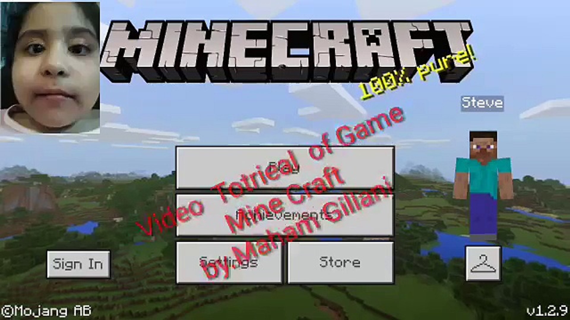 How To Play Minecraft Pocket Edition First Day Part 1 Video Dailymotion