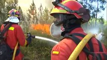 EU firefighters drafted in to aid Portuguese efforts to quell forest fires