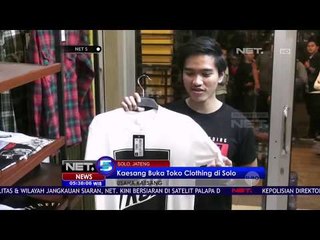 Kaesang Buka Toko Clothing Di Solo - NET 5