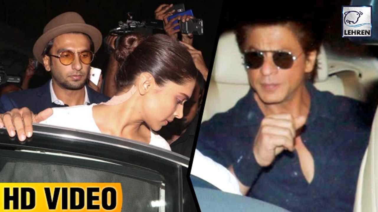 Shah Rukh Khan, Deepika Padukone, Ranveer Singh At Anil Kapoor's House