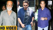 Sridevi's South Co-stars Rajinikanth, Kamal Haasan Arrive At Anil Kapoor's House