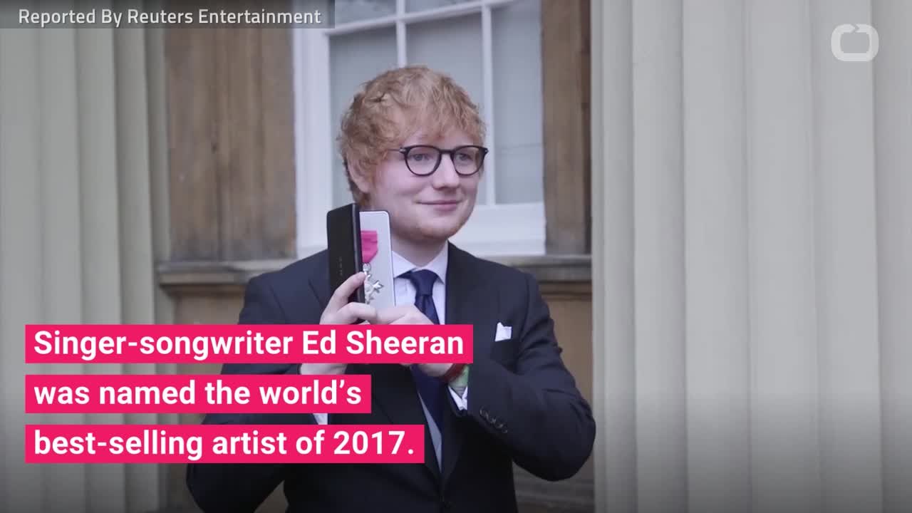 Ed Sheeran Is The BestSelling Global Artist Of 2017 video Dailymotion