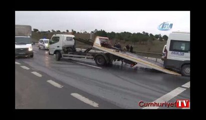 Engelli öğrencileri taşıyan servis kaza yaptı: 10 yaralı