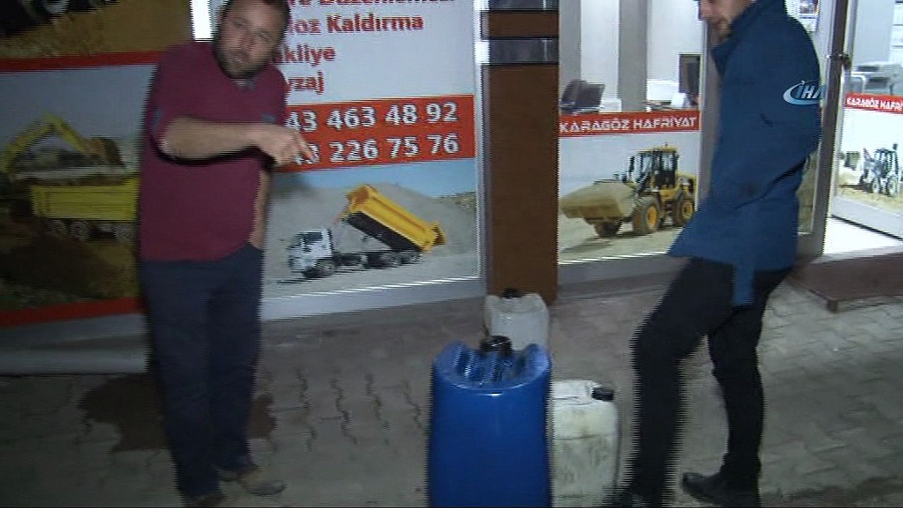 Akaryakıt çalarken vatandaşların yakaladığı zanlı tutuklandı