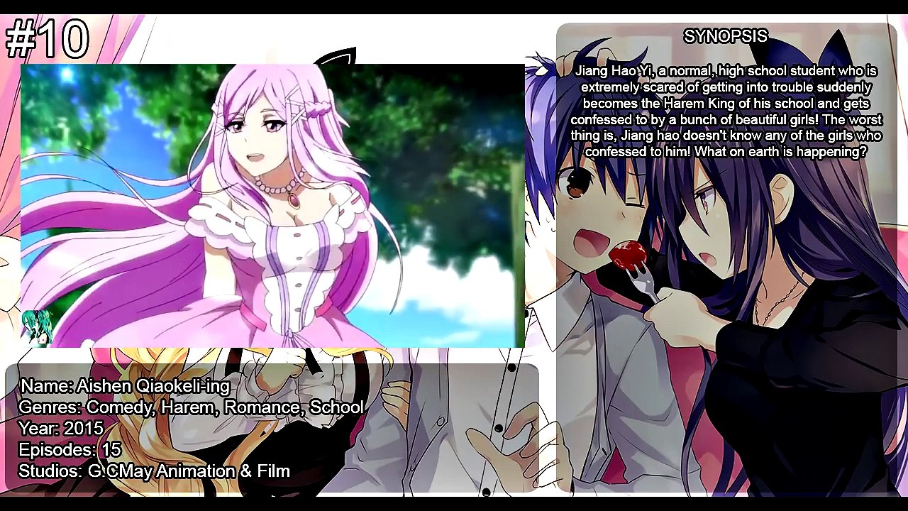 Top 10 Best Romance Anime Where Many Girl Dream For Same Guy!
