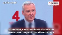 Réforme de la SNCF: Bruno Le Maire justifie le recours aux ordonnances