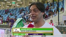 Fastest Bowler Shoaib Akhtar Talks To Fans Of Lahore Qalandars After Losing Match