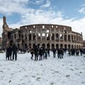 Rome sous la neige