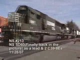 NS #213 with SD60 Leading