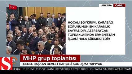 MHP lideri Bahçeli 1915 olaylarıyla ilgili aleyhimize karar alan ülkelere seslendi 'Hocalı katliamını nasıl izah edeceksiniz'