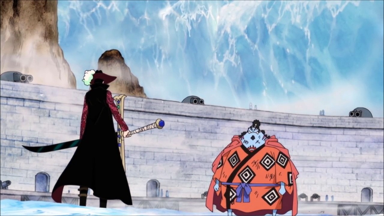 Jimbei VS Mihawk English Dubbed