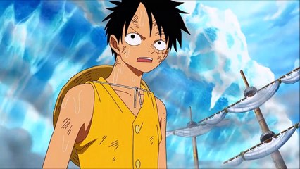 Luffy Challenges Whitebeard English Dubbed