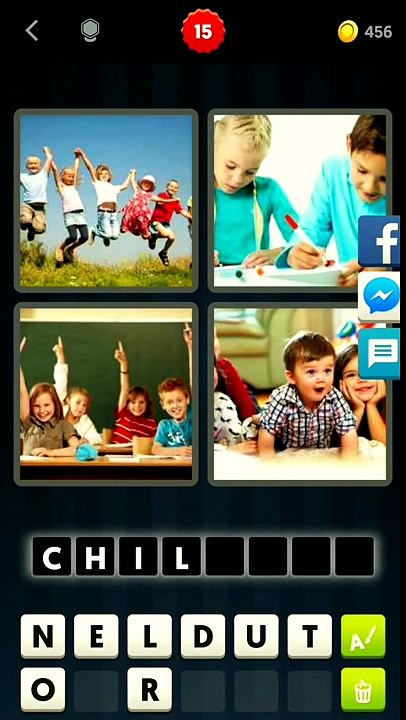 4 Pics 1 Word- Level 1-100!(Solved)