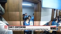 S. Korean prosecutors seek 30-year prison sentence for ousted president Park Geun-hye