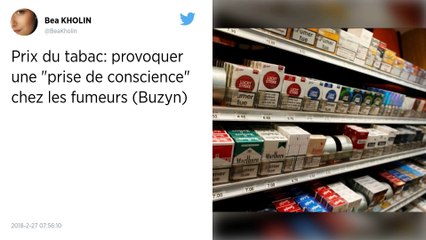 Prix du tabac. Le gouvernement espère une "prise de conscience" des fumeurs.