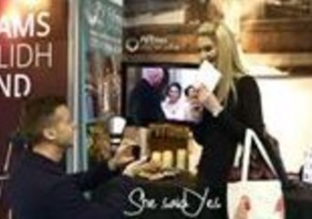Surprise Proposal at the Scottish Wedding Show