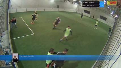 But de gerald (0-1) - FC BELLATOR 1  Vs MELTING POTES - 26/02/18 20:00 - LIGUE 2