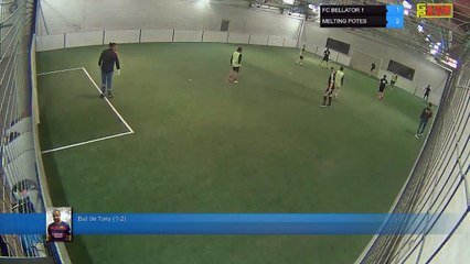 But de Tony (1-2) - FC BELLATOR 1  Vs MELTING POTES - 26/02/18 20:00 - LIGUE 2 - Poitiers Game Parc