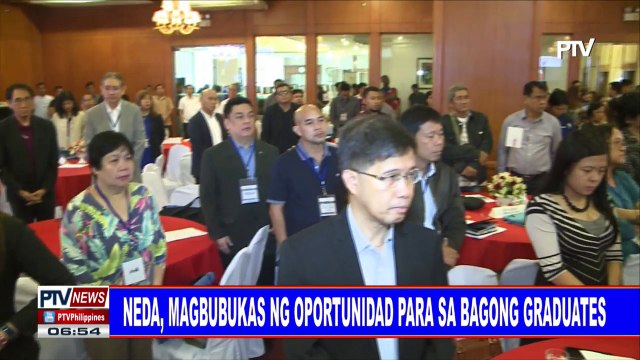 NEDA, magbubukas ng oportunidad para sa mga bagong graduates