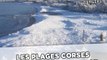 Les plages de Corse recouvertes de neige!