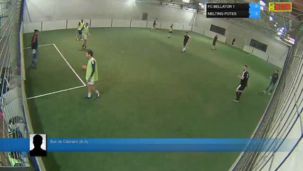 But de Clément (8-3) - FC BELLATOR 1  Vs MELTING POTES - 26/02/18 20:00 - LIGUE 2