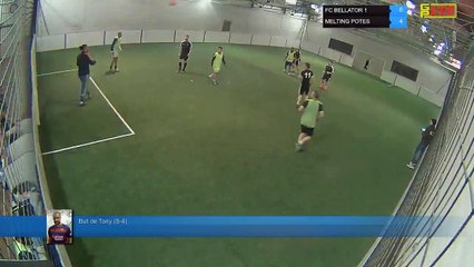 But de Tony (8-4) - FC BELLATOR 1  Vs MELTING POTES - 26/02/18 20:00 - LIGUE 2 - Poitiers Game Parc