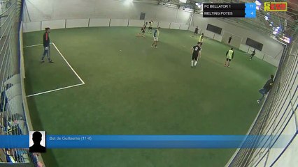 But de Guillaume  (11-4) - FC BELLATOR 1  Vs MELTING POTES - 26/02/18 20:00 - LIGUE 2