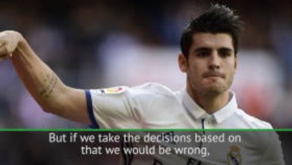 Chelsea's Morata is 'wrong' over Real Madrid career - Zidane