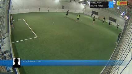 But de Guillaume  (13-4) - FC BELLATOR 1  Vs MELTING POTES - 26/02/18 20:00 - LIGUE 2