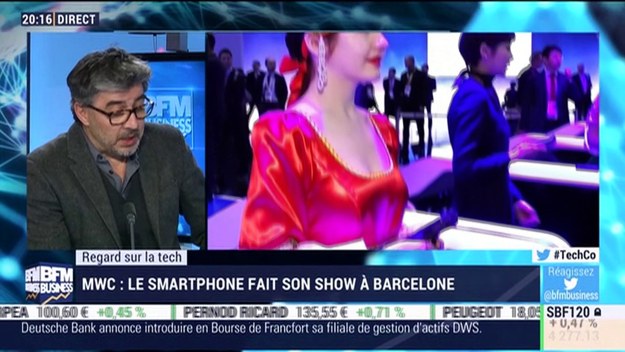 Regard sur la Tech: Le smartphone fait son show au MWC de Barcelone - 26/02