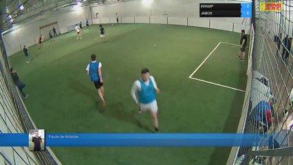 Faute de Antoine - KRAMP Vs JABOX - 26/02/18 21:00 - LIGUE 3 - Poitiers Game Parc