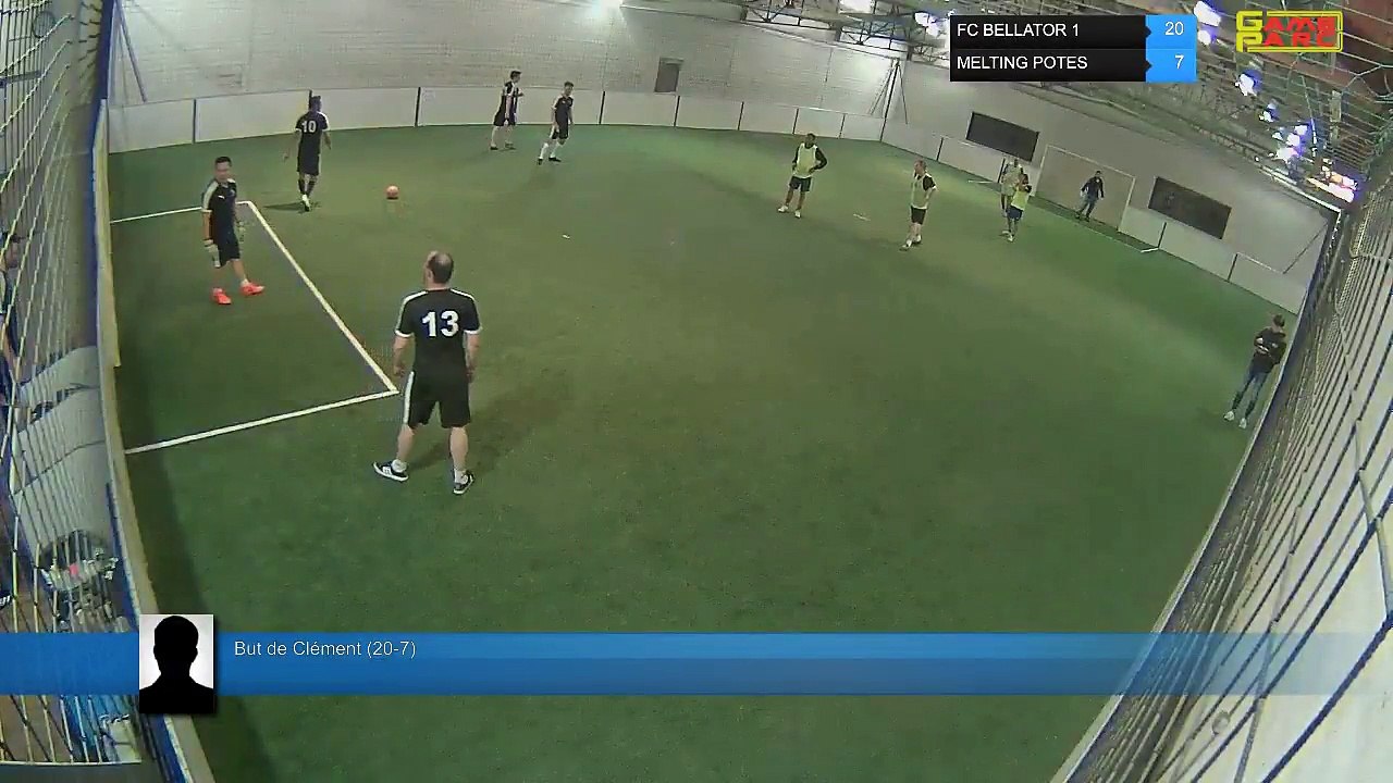 But de Clément (20-7) - FC BELLATOR 1  Vs MELTING POTES - 26/02/18 20:00 - LIGUE 2