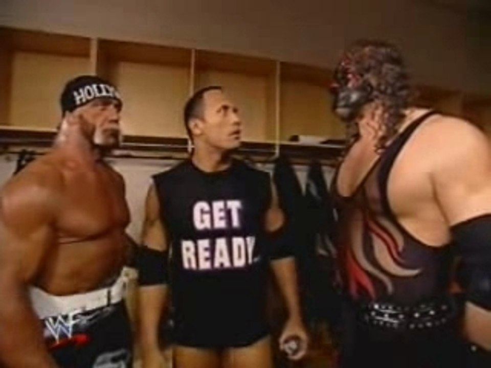 Wwe the rock, hulk hogan and kane