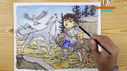 1, 2, 3… Coloriage ! | Chez les loups | NICKELODEON JUNIOR