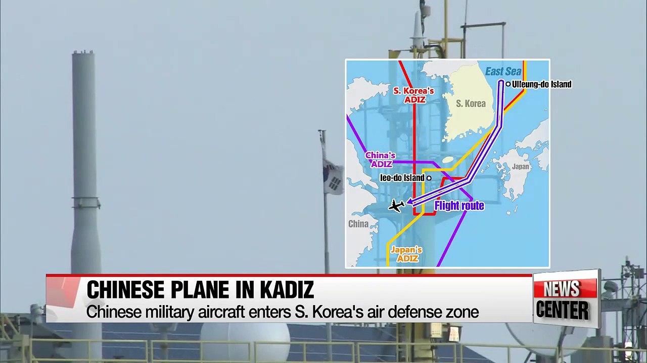 Chinese military aircraft enters S. Korea's air defense zone