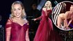 Miley Cyrus dons ruby red princess gown while performing with Elton John five years after THAT twerking act...and Twitter goes wild.