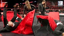 Ronda Rousey Throws Triple H Through A Table At WWE’s Elimination Chamber