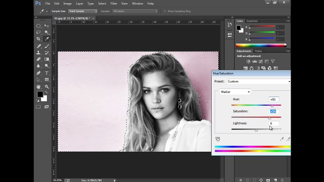 How to Change the black and white to color by Adobe Photoshop CC | Adobe Photoshop CC Tutorial