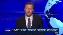 i24NEWS DESK | Trump to host Macron for first State visit | Tuesday, February 27th 2018