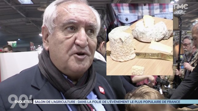 Raffarin : C'est une sculpture un fromage de chèvre - ZAPPING CUISINE DU 27/02/2018